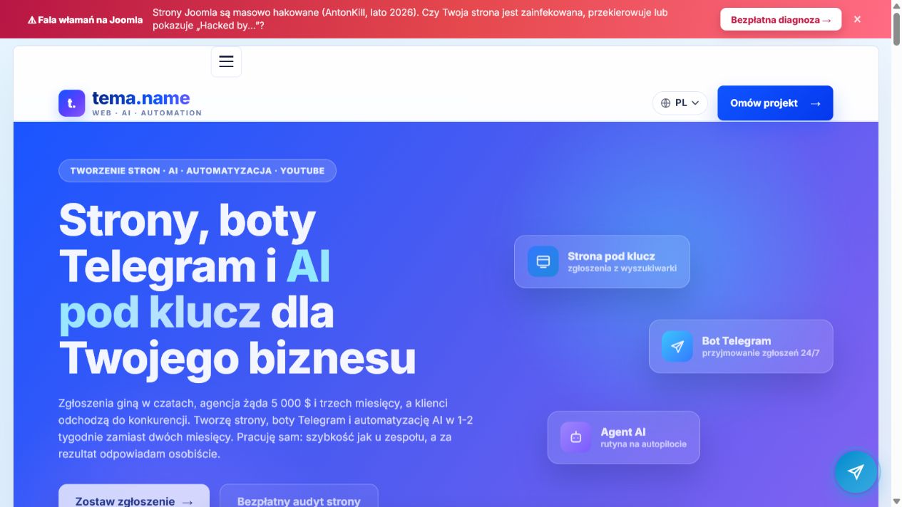 tema.name website